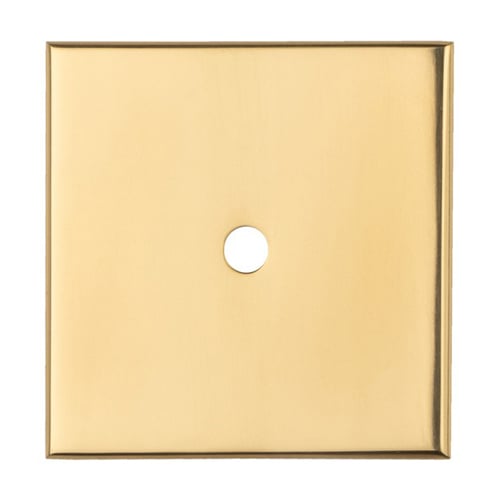 Carlisle Brass BP40PB Square Cupboard Knob Backplate (LEAD TIME: 2-3 DAYS)