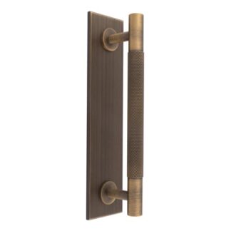 Carlisle Brass BP700BAB168AB Knurled Pull Handle On Backplate (LEAD TIME: 2-3 DAYS)