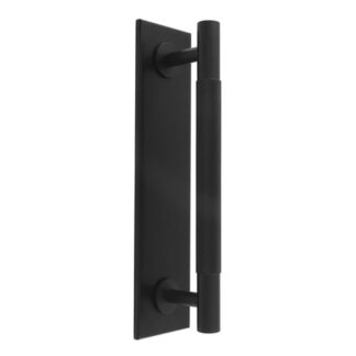 Carlisle Brass BP700BMB168MB Knurled Pull Handle On Backplate (LEAD TIME: 2-3 DAYS)