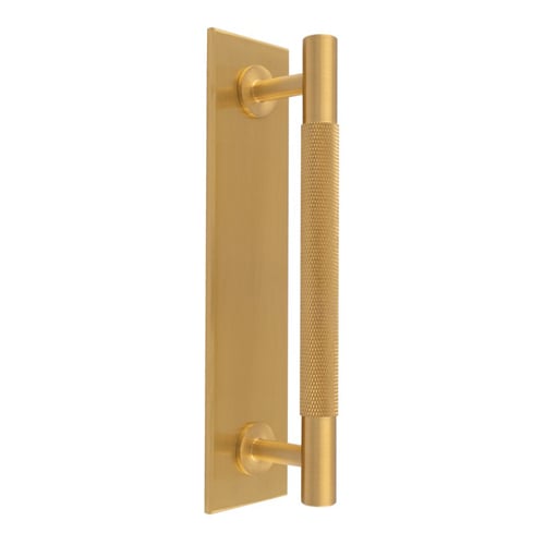 Carlisle Brass BP700BSB168SB Knurled Pull Handle On Backplate (LEAD TIME: 2-3 DAYS)