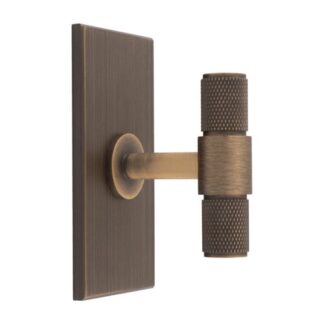 Carlisle Brass BP701AB76AB Knurled T Bar On Backplate (LEAD TIME: 2-3 DAYS)