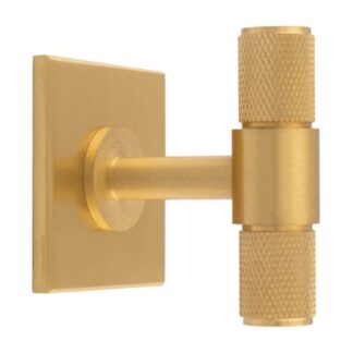 Carlisle Brass BP701SB40SB Knurled T Bar On Backplate (LEAD TIME: 2-3 DAYS)