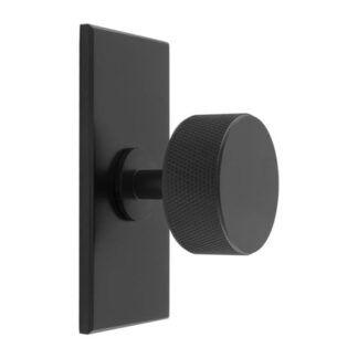 Carlisle Brass BP703MB76MB Knurled Radio Knob On Backplate (LEAD TIME: 2-3 DAYS)