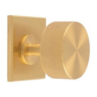 Carlisle Brass BP703SB40SB Knurled Radio Knob On Backplate (LEAD TIME: 2-3 DAYS)