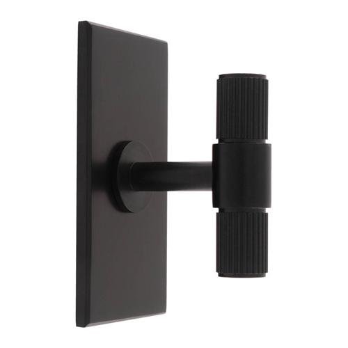 Carlisle Brass BP711MB76MB Lines T Bar Knob On Backplate (LEAD TIME: 2-3 DAYS)