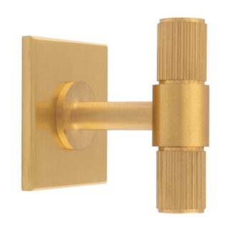 Carlisle Brass BP711SB40SB Lines T Bar Knob On Backplate (LEAD TIME: 2-3 DAYS)