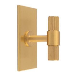 Carlisle Brass BP711SB76SB Lines T Bar Knob On Backplate (LEAD TIME: 2-3 DAYS)