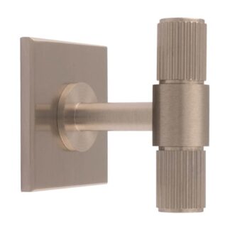Carlisle Brass BP711SN40SN Lines T Bar Knob On Backplate (LEAD TIME: 2-3 DAYS)