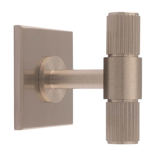 Carlisle Brass BP711SN40SN Lines T Bar Knob On Backplate (LEAD TIME: 2-3 DAYS)