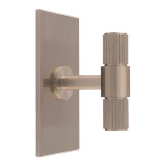 Carlisle Brass BP711SN76SN Lines T Bar Knob On Backplate (LEAD TIME: 2-3 DAYS)