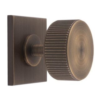 Carlisle Brass BP713AB40AB Lines Radio Knob On Backplate (LEAD TIME: 2-3 DAYS)