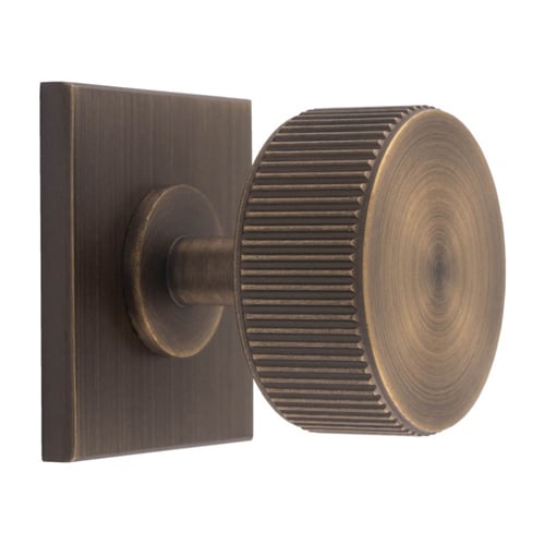 Carlisle Brass BP713AB40AB Lines Radio Knob On Backplate (LEAD TIME: 2-3 DAYS)