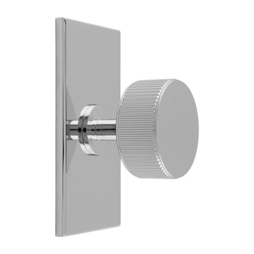 Carlisle Brass BP713CP76CP Lines Radio Knob On Backplate (LEAD TIME: 2-3 DAYS)