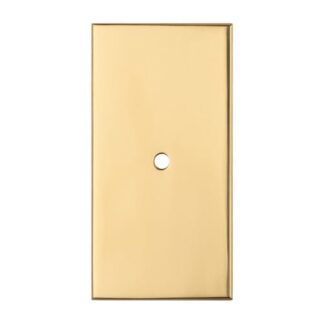 Carlisle Brass BP76PB Square Cupboard Knob Backplate (LEAD TIME: 2-3 DAYS)