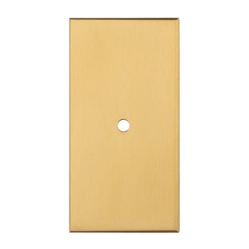 Carlisle Brass BP76SB Square Cupboard Knob Backplate (LEAD TIME: 2-3 DAYS)