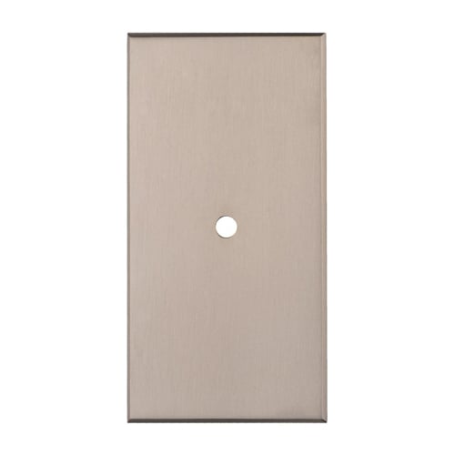 Carlisle Brass BP76SN Square Cupboard Knob Backplate (LEAD TIME: 2-3 DAYS)