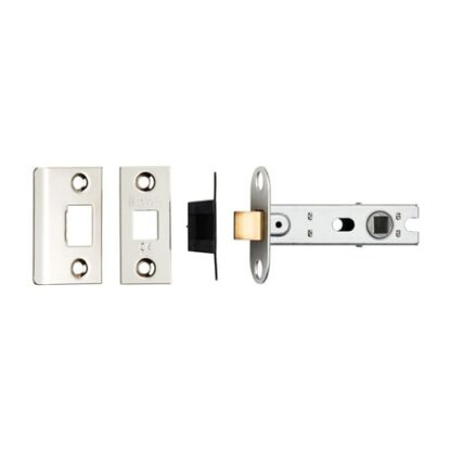 Eurospec BTL30NP 76mm CE B/T Tubular Mortice Latch Square Nickel Plate (LEAD TIME: 2-3 DAYS)