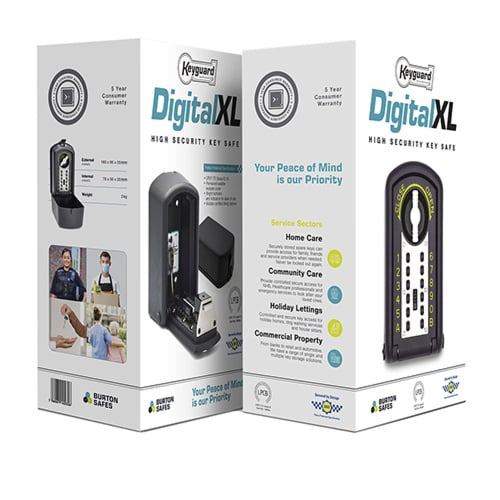 Burton Keyguard Digi Wall Mounted Key Safe - Image 6