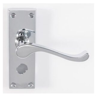 Carlisle Brass CBS55WCCP Contract Victorian Scroll Lever On Privacy Backplate (LEAD TIME: 2-3 DAYS)