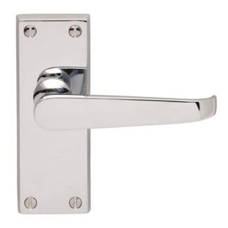 Carlisle Brass CBV31CP Contract Victorian Lever On Latch Backplate (LEAD TIME: 2-3 DAYS)