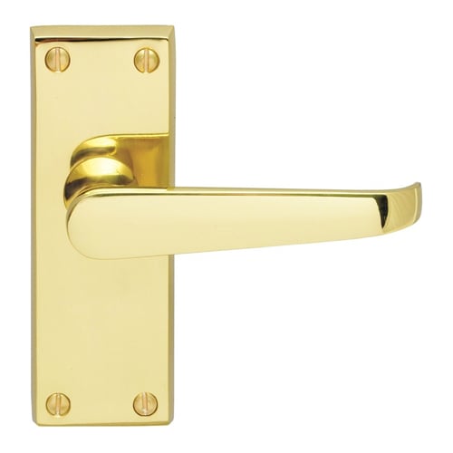 Carlisle Brass CBV31 Contract Victorian Lever On Latch Backplate (LEAD TIME: 2-3 DAYS)