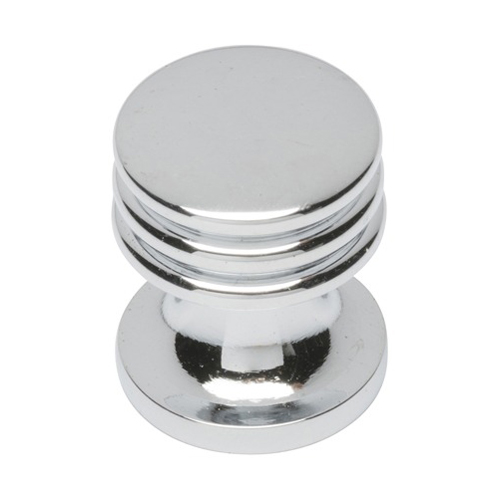 Carlisle Brass CH30ACP Ringed Knob - Polished Chrome (LEAD TIME: 2-3 DAYS)