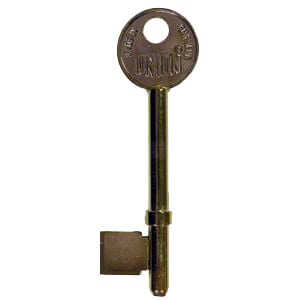 Genuine Mortice Cut Key - Steel