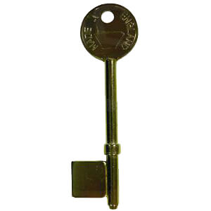 Genuine Mortice Cut Key - Steel