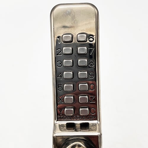 Codelocks CL0470 Narrow Aluminium Door Digital Lock With Euro Cylinder (Suits screw in lockcases) - Image 5