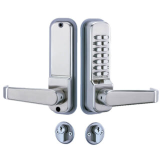 Codelocks CL425 Mortice Lock with Cylinder and Anti Panic safety Function and Code Free