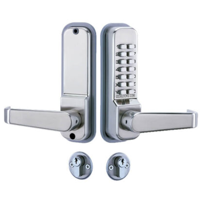 Codelocks CL425 Mortice Lock with Cylinder and Anti Panic safety Function and Code Free