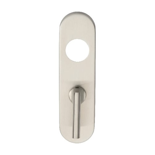 Eurospec CPRTL1170SSS 170 x 45 x 8mm Steelworx Radius Backplates Bathroom (57mm C/C) + Large Turn & Release (LEAD TIME: 2-3 DAYS)
