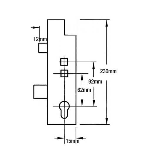 Fullex Crimebeater Genuine Multipoint Gearbox - Lift Lever or Double Spindle - Image 2