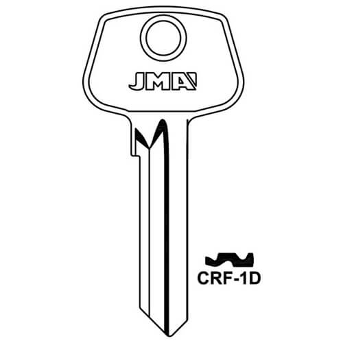 Copy 6 Pin Cylinder Cut Key - Image 2