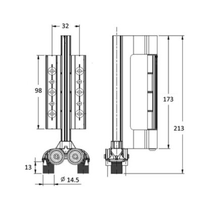 Debar V1 Bi-Fold Bottom Roller - Image 2