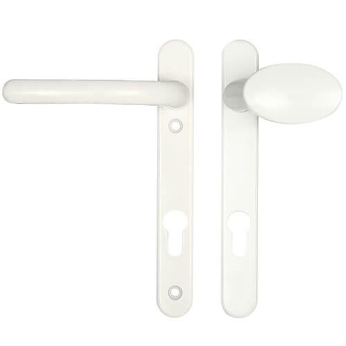 Fab & Fix Windsor Lever Moveable Pad UPVC Multipoint Door Handles - 92mm PZ Sprung 122mm Screw Centres - Image 4