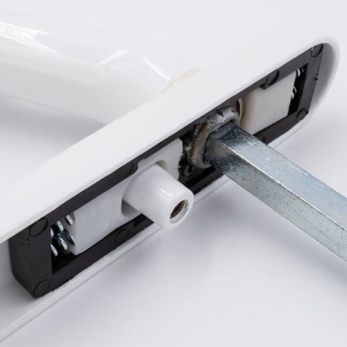 Fab & Fix Windsor Lever Moveable Pad UPVC Multipoint Door Handles - 92mm PZ Sprung 122mm Screw Centres - Image 7