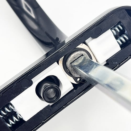 Fab & Fix Windsor Blank Lever Lever UPVC Multipoint Door Handles -  92mm PZ Sprung 122mm Screw Centres - Image 5