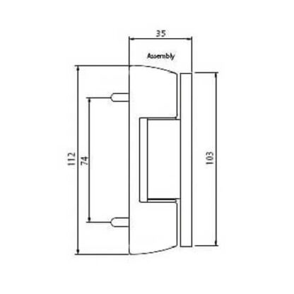 Fab and Fix Haven Butt Hinge for UPVC Doors - Image 2