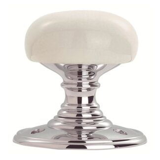 Carlisle Brass DK34PWCP Delamain Porcelain Knob White (LEAD TIME: 2-3 DAYS)
