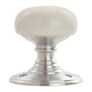 Carlisle Brass DK34PWSC Delamain Porcelain Knob White (LEAD TIME: 2-3 DAYS)