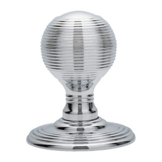 Carlisle Brass DK37CCP Delamain Reeded Knob (LEAD TIME: 2-3 DAYS)