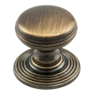 Carlisle Brass DK49BFB Delamain Ringed Knob 28mm (LEAD TIME: 2-3 DAYS)