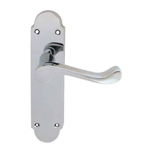 Carlisle Brass DL167CP Oakley Lever On Latch Backplate (LEAD TIME: 2-3 DAYS)