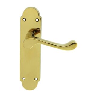 Carlisle Brass DL167 Oakley Lever On Latch Backplate (LEAD TIME: 2-3 DAYS)
