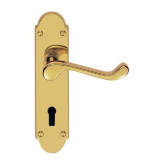 Carlisle Brass DL168 Oakley Lever On Lock Backplate (LEAD TIME: 2-3 DAYS)