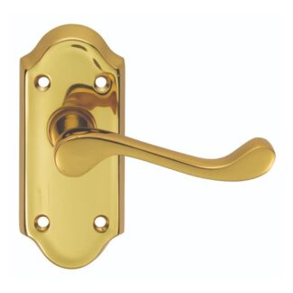 Carlisle Brass DL16 Ashtead Lever On Short Latch Backplate (LEAD TIME: 2-3 DAYS)