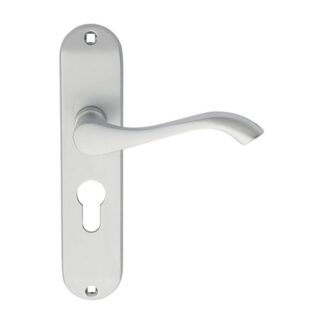 Carlisle Brass DL180YSC Andros Lever On Euro Lock Backplate (LEAD TIME: 2-3 DAYS)