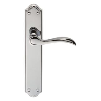 Carlisle Brass DL291CP Madrid Lever On Long Latch Backplate (LEAD TIME: 2-3 DAYS)