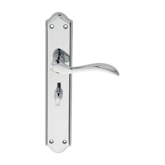 Carlisle Brass DL292CP Madrid Lever On Long WC Backplate (LEAD TIME: 2-3 DAYS)